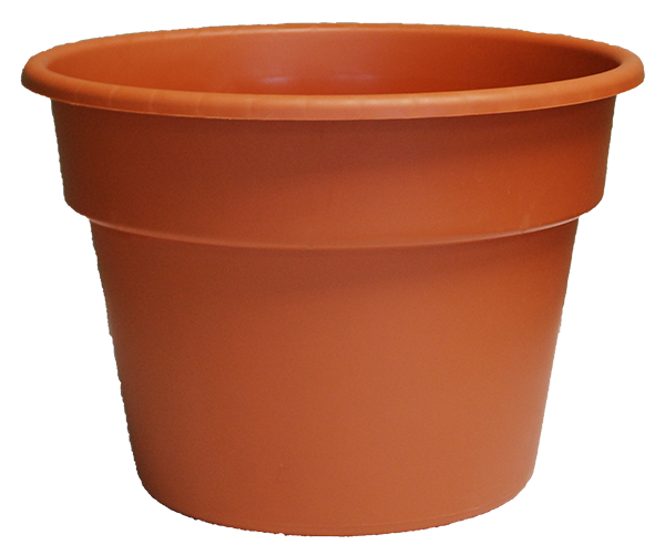 10.0 Patio Pot Clay – 100 per case - Decorative Planters